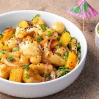 Pineapple Teriyaki Cauliflower · Flash-fried cauliflower wings in Lulu's Teriyaki Sauce, chili-dusted pineapple, peppers & on...