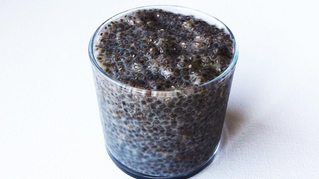 Original Chia Pudding · Chia seeds soaked overnight in oat milk and sweetened with raw cane sugar. (Gluten-free, vegan)
