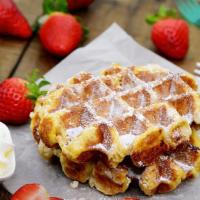 Belgian Waffle · These waffles aren't any old waffle. Our Belgian waffles are thicker and fluffier with a swe...