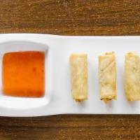 A100. Spring Roll · Three pieces.