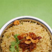 Veggie Wonder Biryani · Basmati rice cooked with vegetables and fresh herbs, spices and cooked in a special home-mad...