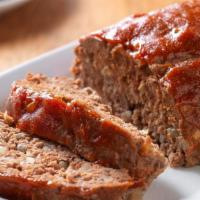 Meatloaf · Served with 2 sides. Choose a a side: Mac and Cheese, Sweet Potato Pun, Red Beans and Rice, ...