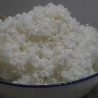 Rice · Garlic seasoned rice.