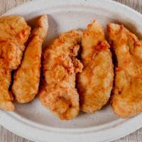 Chicken Tender (5 Pieces) · Available in BBQ, plain or sweet chili’d.
