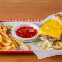 Jumbo  Burger · Double meat, double  cheese, may, onions  tomatoes and lettuce