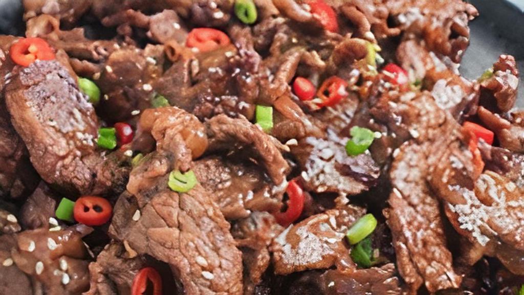 Bulgogi Beef Bento · Bulgogi beef, white rice, veggie side