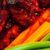 Wings · 8 traditional wings served with celery and carrots