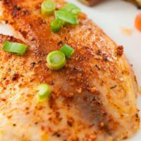 Fish Fry · Fresh tilapia marinated with minced garlic and our signature spices fried until crispy and t...