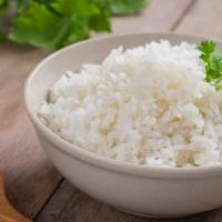 Plain Rice · Fluffy Basmati rice.