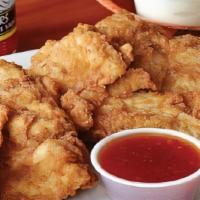 Fried Fingers - Full Order · 4 hand-breaded, fried, all-white-meat chicken fingers. Have them shaken in your favorite Roo...