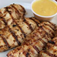 Marinated Fingers - Full Order · 4 grilled all-white-meat chicken fingers with house-made marinade. Have them shaken in your ...