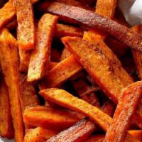 Sweet Potato Fries · served with honey mustard dipping sauce