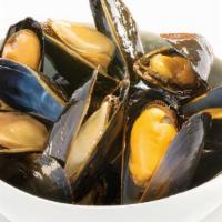 Black Mussels · Your fresh catch is boiled in our secret spices and then blended with one of our crafty crab...