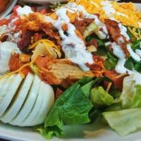 Cobb Salad · Served with pita bread and dressing.