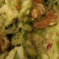 Guacamole · Avocado dip made fresh to order with chips.