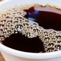 Americano · 2oz of espresso (8oz & 12oz) or 4 oz (16oz) and hot water---add syrup for a twist