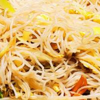 Vegetable Rice Noodle · Thin rice noodles pan-fried with slivered vegetables