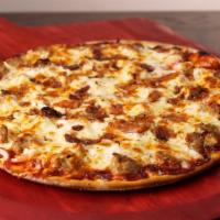 Bbq Special Pizza · Sausage, onion, bacon, tangy Bbq sauce.