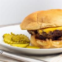 The Fatty (Full Size) · S&B's signature. House favorite. American cheese, grilled onions, and pickles.
