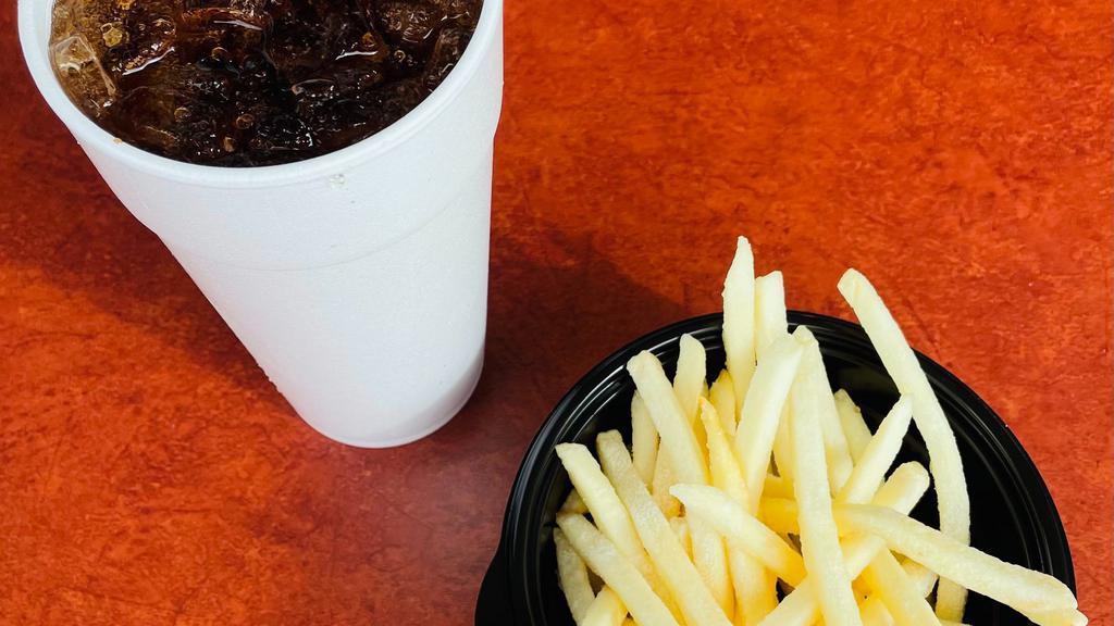Make It A Meal · Drink and fries.