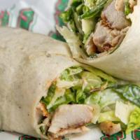Chicken Caesar Wrap · BP Chicken Caesar Wrap is your choice of juicy grilled or perfectly fried chicken breast cho...