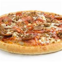 New York Deli · Sarpino's traditional pan pizza baked to perfection and topped with freshly sliced pepperoni...