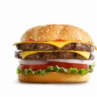 Double Cheeseburger · Our classic burger with double the beef and cheese.