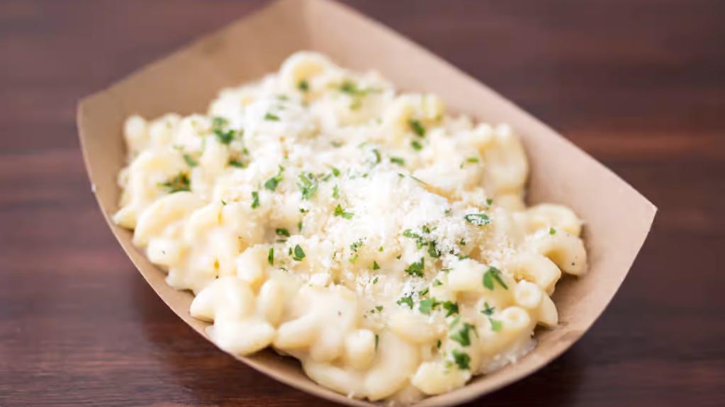 Truffle Mac · Our mac n' cheese with truffle and parmesan added