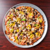 Build Your Own Pizza · Add your favorite toppings for an additional charge.