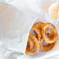 Onion Rings · *With Chipotle Sauce