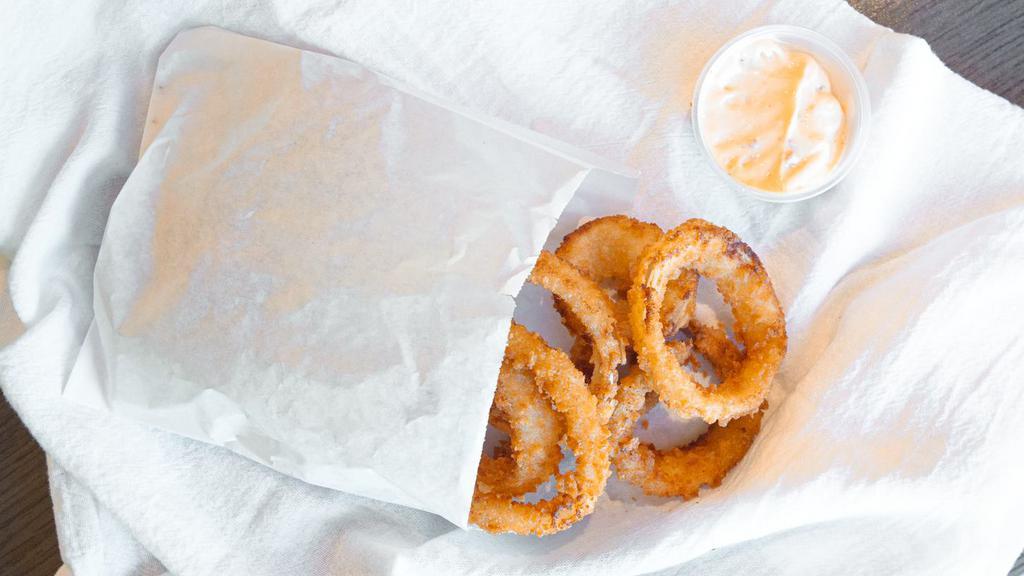 Onion Rings · *With Chipotle Sauce