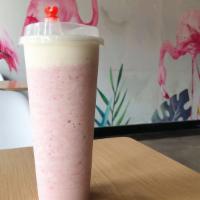 Strawberry Breeze · Caffine-free, Lactose Free milk, inclued cheese milk foam.Please consider the delivery time....