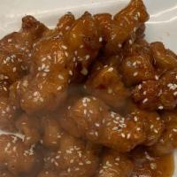 Sesame Chicken · Spicy level 1 to 10 . you can choice if you like spicy   1 is little spicy