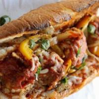Meatball Sandwich · 3 homemade meatballs smothered in our special marinara sauce. All sandwiches served on fresh...