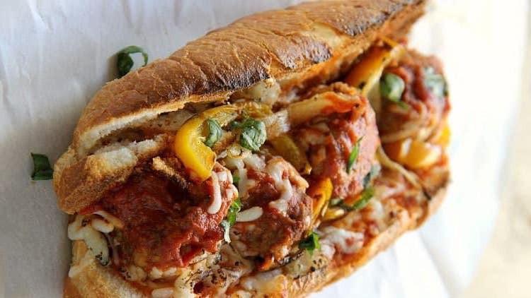 Meatball Sandwich · 3 homemade meatballs smothered in our special marinara sauce. All sandwiches served on fresh Italian bread.