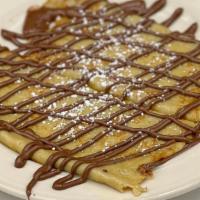 Nutella Crepes · Choice of bananas or strawberries on top
