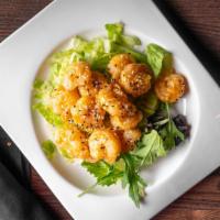 Firecracker Shrimp · Spicy. Battered shrimp tossed with spicy lime mayo.