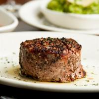 Filet Mignon (8Oz) · All of our steaks are finely seasoned with kosher salt, black pepper and butter. We recommen...