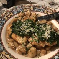 Veal Marsala · mushrooms, spinach, onion, gnocchi