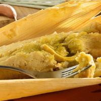 Green Sauce Tamal · (1) Made With Our Delicious Green Sauce & Chicken Inside.