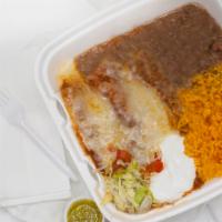 Enchilada Dinner · Cheese, beef, chicken, steak, or pork.