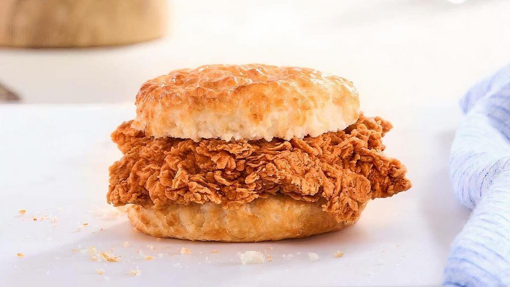 Bo'S Chicken Biscuit  · All white meat chicken breast marinated with a bold blend of seasonings and served on a made-from-scratch buttermilk biscuit..