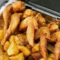 Traditional Wings Snack 6 Piece · served with your choice of potatoes