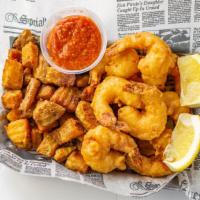 Jumbo Shrimp Dinner · 9 pieces of jumbo shrimp with your choice of potatoes, coleslaw