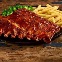 Ribs · Slow-cooked for hours until they fall off the bone. Choose Classic Barbecue, Hickory Bourbon...