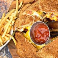 Grilled Cheese Sandwich · served with french fries