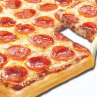 Motheroni Pizza Medium · Smoked mozzarella baked into the crust, topped with pepperoni and 5-Wisconsin cheeses. 380/3...