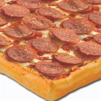 Chicago Double-Roni Pizza Small · A sauceless pizza that includes double the pepperoni topped with diced tomatoes and our quat...