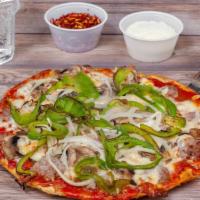 Village Special (9 Ins.) · Cheese, sausage, mushrooms onion and green pepper - no substitutions