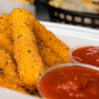 Mozzarella Sticks · 6pc, 9pc & 12pc. Served with Marinara Sauce